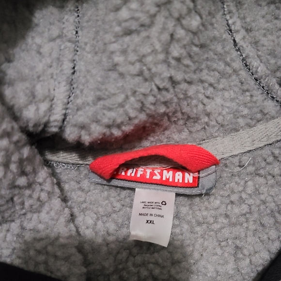 Craftsman 2XL black zip up hoody - Picture 2 of 3